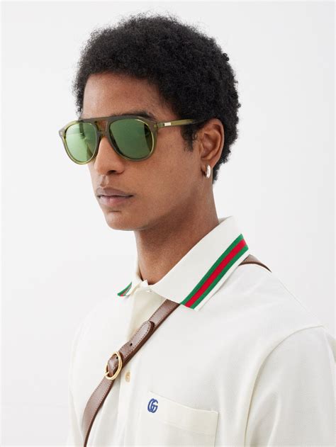 gucci aviator|Gucci aviator sunglasses sale.